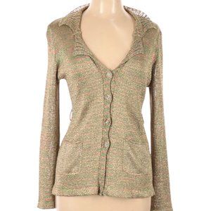 Elaris marled metallic sparkle Cardigan L
